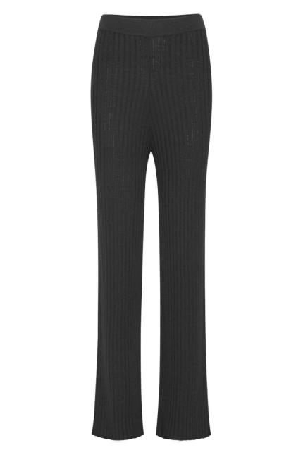 Coral Wide Pants - Black